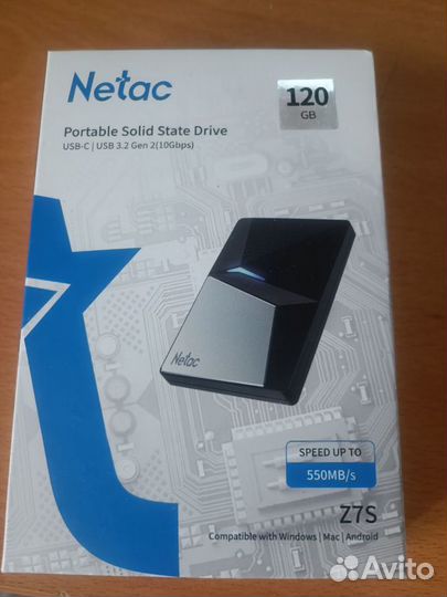 Внешний жесткий диск ssd 120 Netac