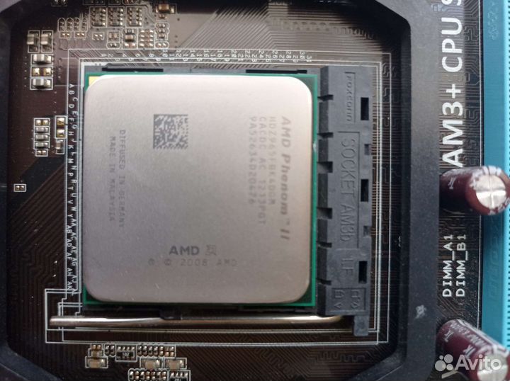 Материнская плата DDR3 с процессором fenom