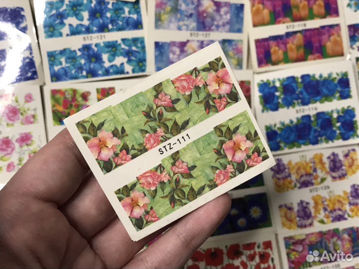 Набор 50+ видов слайдеры наклейки для ногтей