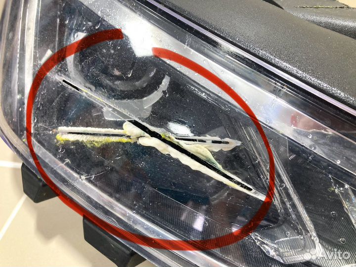 Фара прав галоген Hyundai Elantra 2018-2020 дефект