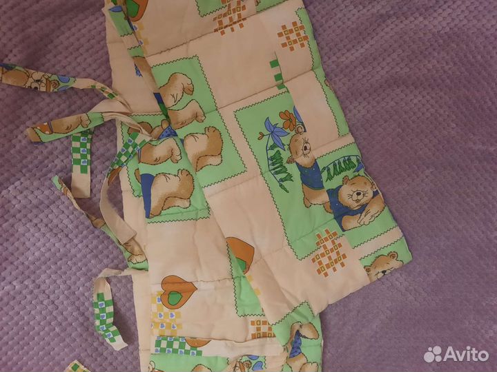 Бортики в детскую кроватку бу