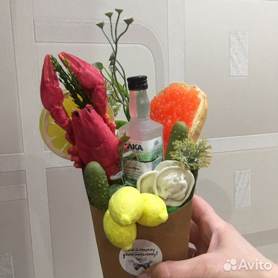 Букет для мужчин из мыла