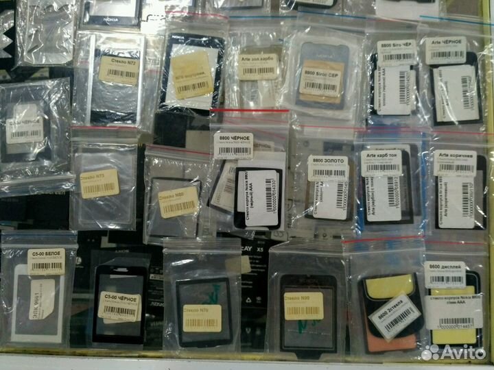 Стекла для кнопочных телефонов Nokia, Motorola