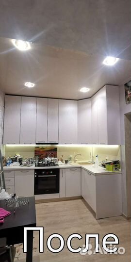 Замена кухонных фасадов и столешниц