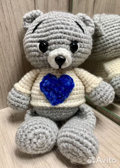 Вязанная игрушка Мишка