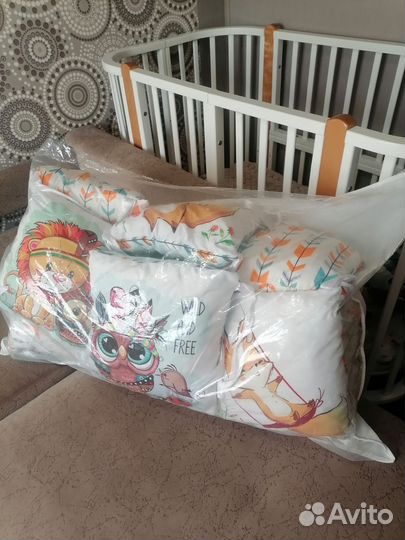 Бортики в детскую кроватку