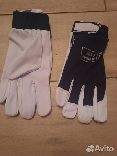 Перчатки рабочие кожаные