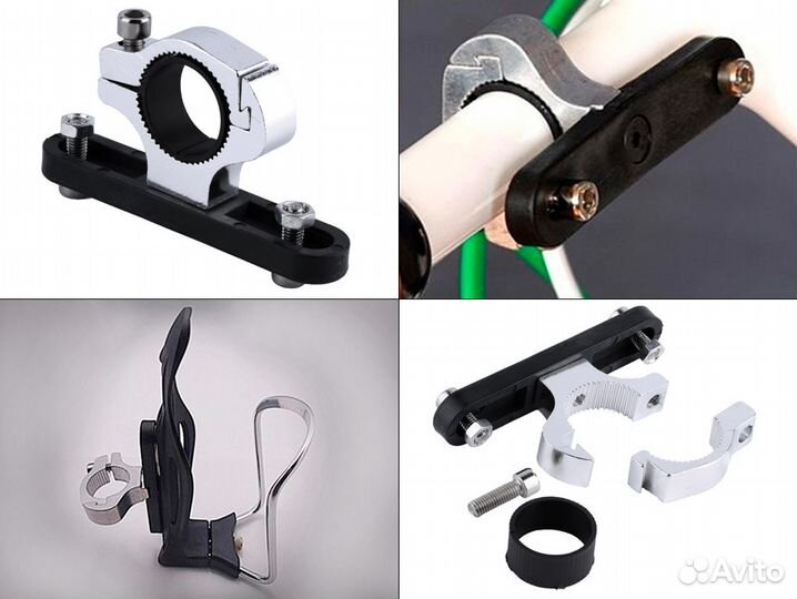 Флягодержатель с хомутом для крепления