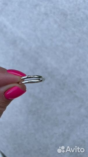 Кольцо серебро 925