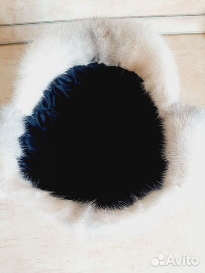 Шапка норковая женская, бу, р. 57, 58