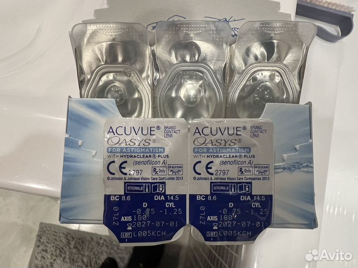 Acuvue oasys for Astigmatism with Hydraclear Plus