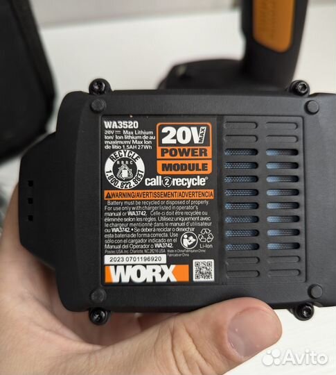 Шуруповерт Оригинальный Worx 20v