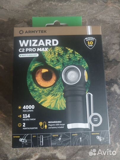 Фонарь Armytek Wizard C2 Pro Max (F06701C)