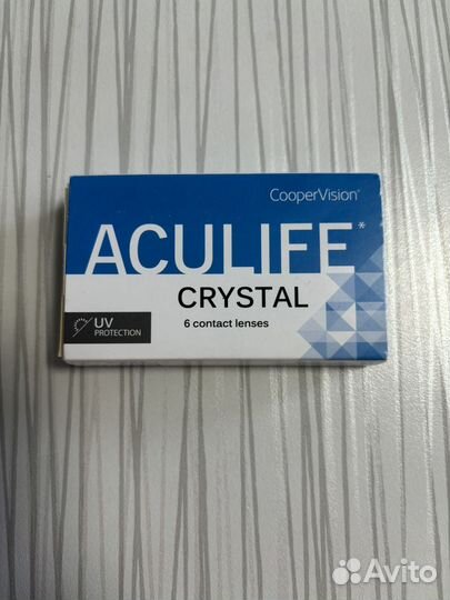 Линзы контактные aculife crystal -2,50