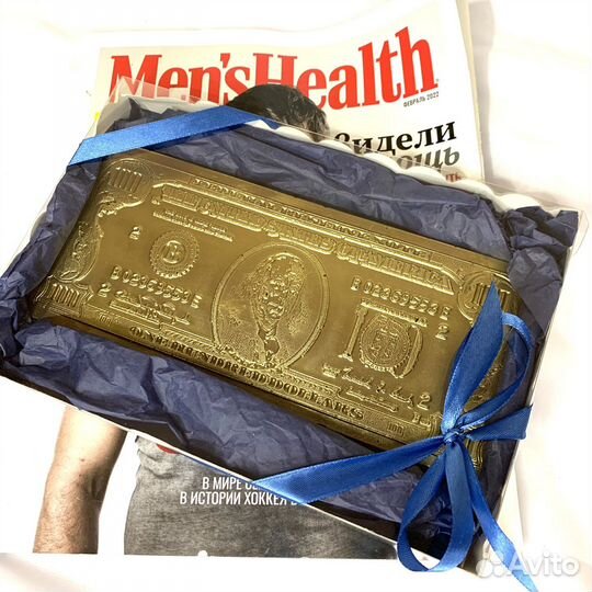 Подарок на 23 февраля Шоколад ручной работы 100