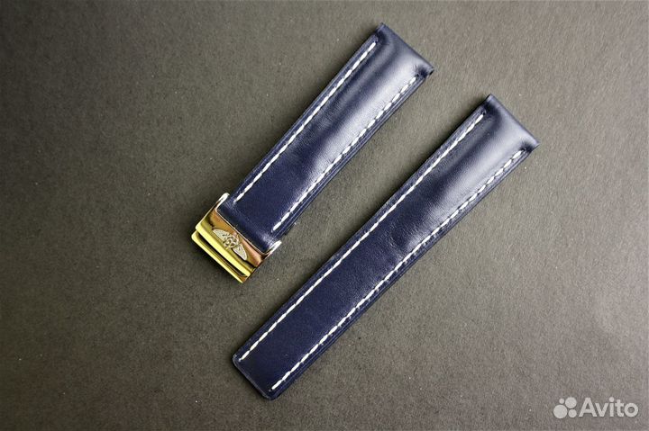 Ремешок для часов Breitling 22-20мм под клипсу