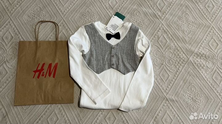 Праздничный боди hm 104