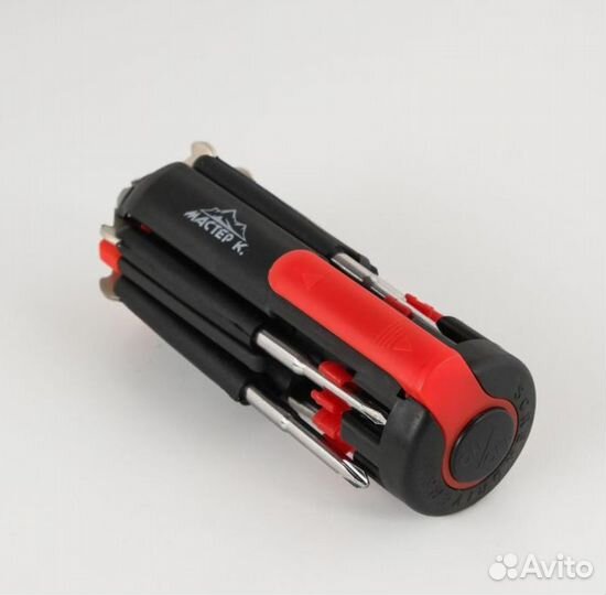 Фонарик с набором отвёрток 8 в 1