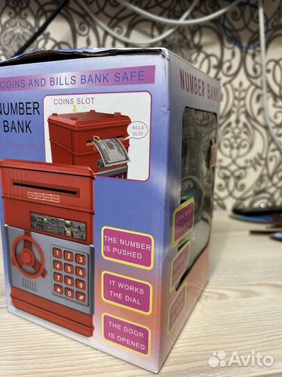 Детский сейф копилка
