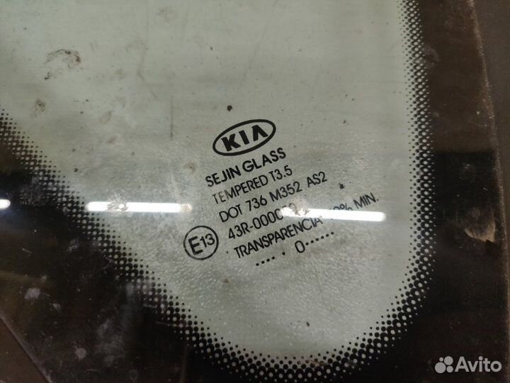Стекло глухое зад. левое Kia Ceed 1.6 2007