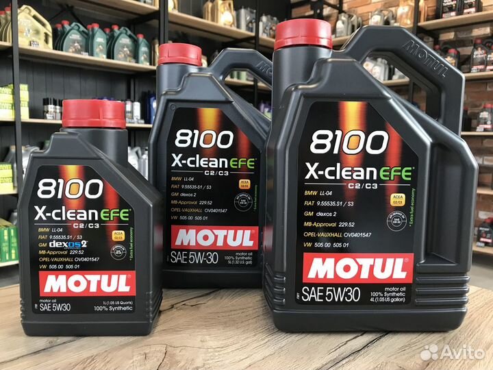 Моторное масло Motul 8100 X-clean EFE 5W30, 1L