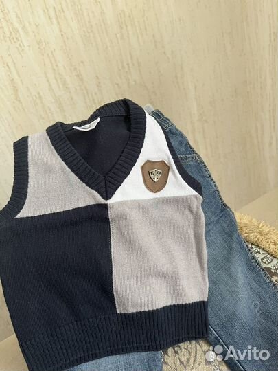 Вещи пакетом на мальчика 68см