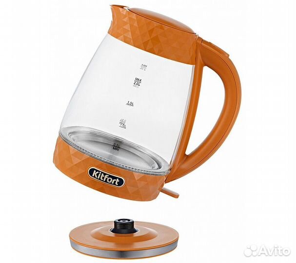 Чайник Kitfort кт-6123-4 оранжевый
