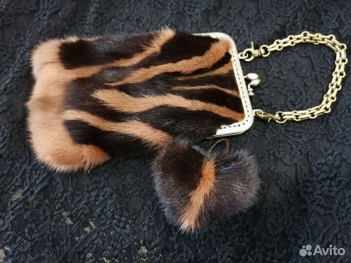 Сумка из меха норки