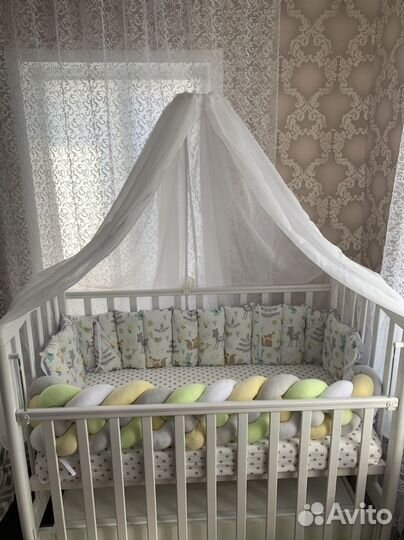 Бортики в детскую кроватку