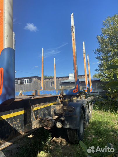 Полуприцеп лесовоз (сортиментовоз) Meusburger Новтрак SH-345, 2014