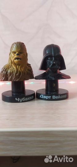 Коллекционные фигурки дарт вейдера И чубаки