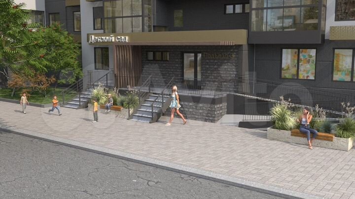 3-к. квартира, 72 м², 2/10 эт.