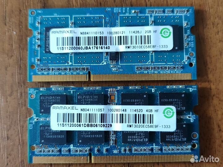 Оперативная память sodimm ddr3 для ноутбука