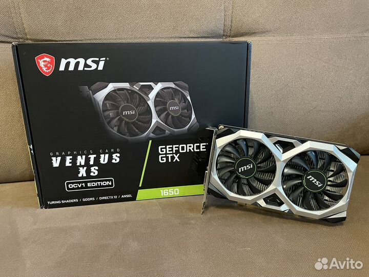 Видеокарта gtx 1650 4gb