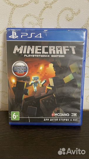 Minecraft ps4 диск