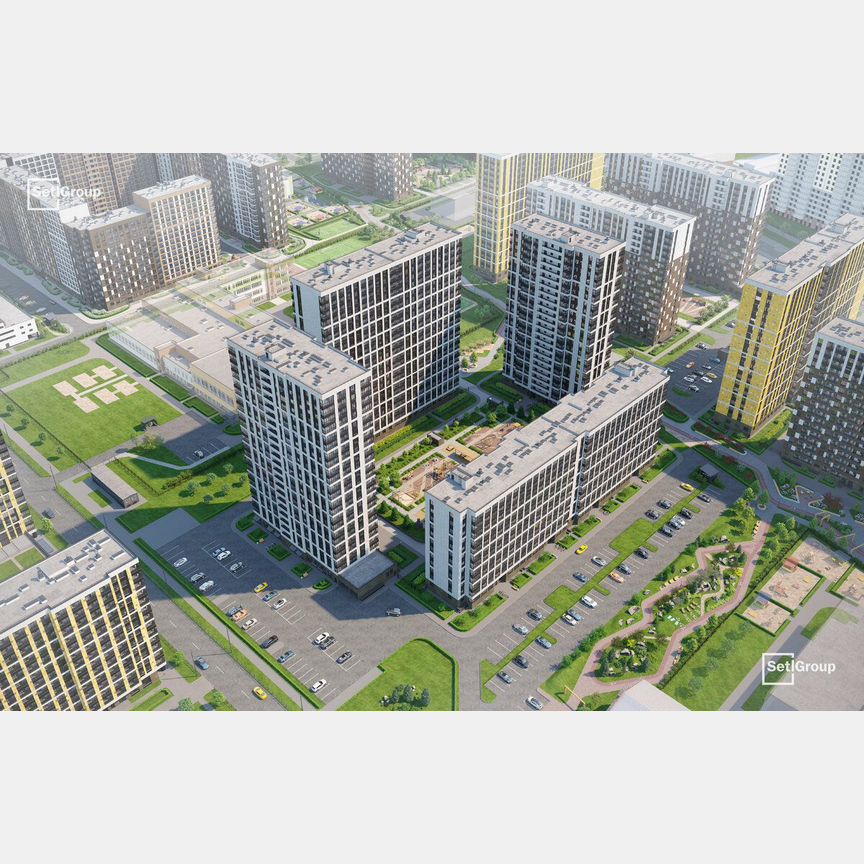 1-к. квартира, 38,8 м², 2/21 эт.