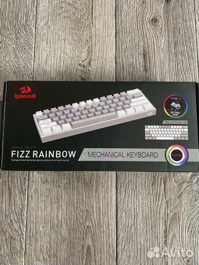 Клавиатура Redragon Fizz Rainbow K617-R