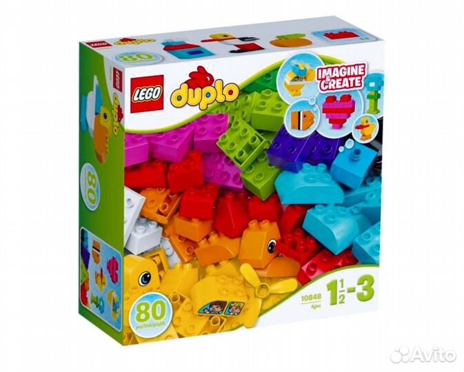 Lego duplo первые кубики