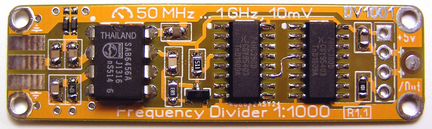 Входной делитель частоты 1:1000 (50 MHz-1000 MHz)