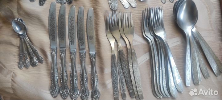 Ножи ложки вилки СССР нерж