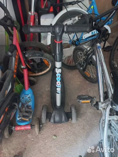 Самокат детский трехколесный бу