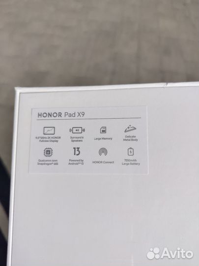 Планшет Honor pad x9 WiFi 11.5 4/128gb gray