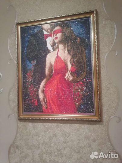 Картина(ручная работа) алмазная мозаика