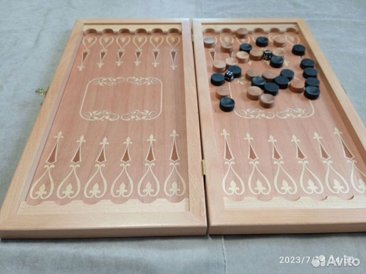 Нарды печать вдв, бук, средние