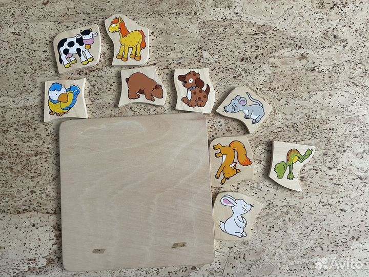 Пазл Goki ассоциации животные