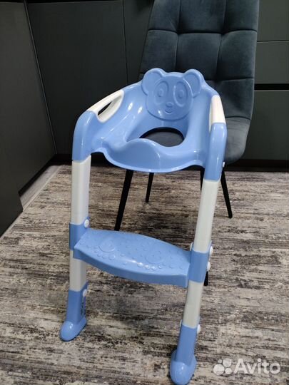 Сиденье для унитаза детское со ступенькой