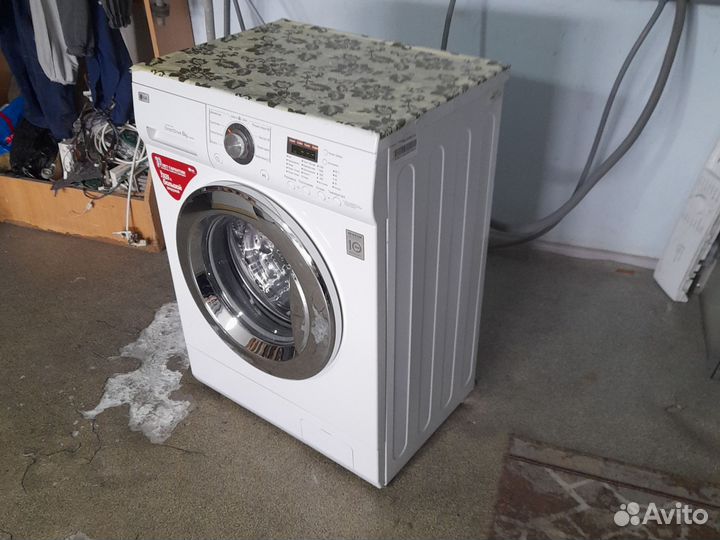 LG Direct Drive 6кг глубина 45см Гарантия 1месяц