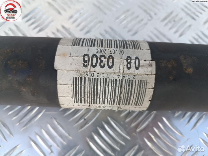 Кардан (вал карданный) задний б/у Mercedes W208 (CLK) 2084100306