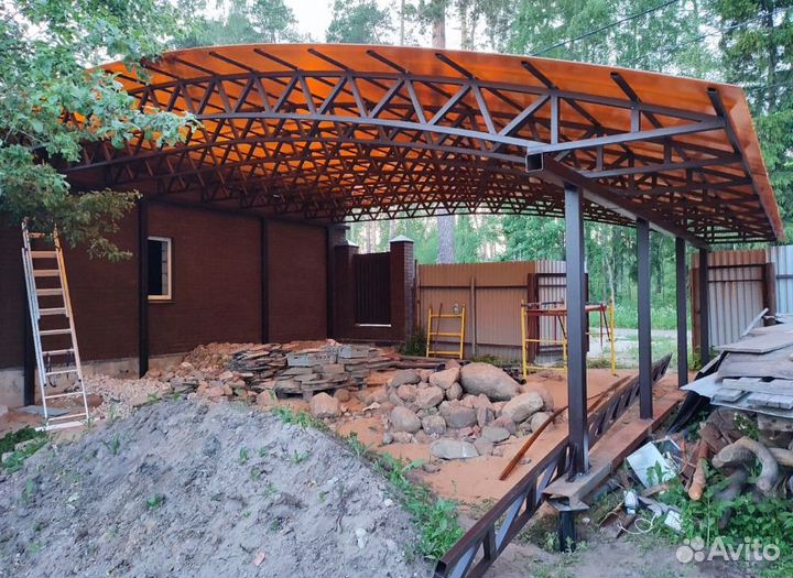 Навесы из поликарбоната. Навесы от производителя