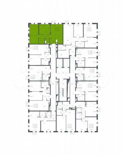 3-к. квартира, 58,3 м², 14/17 эт.